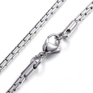 Silver Surgical Stainless Steel Necklaces 2mm Coreana Chain Necklace 20" Long